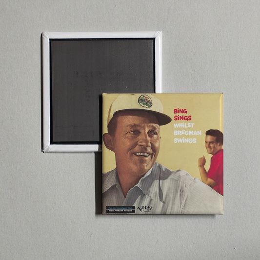 Bing Crosby - Bing Sings Whilst Bregman Swings Album Cover Fridge Magnet