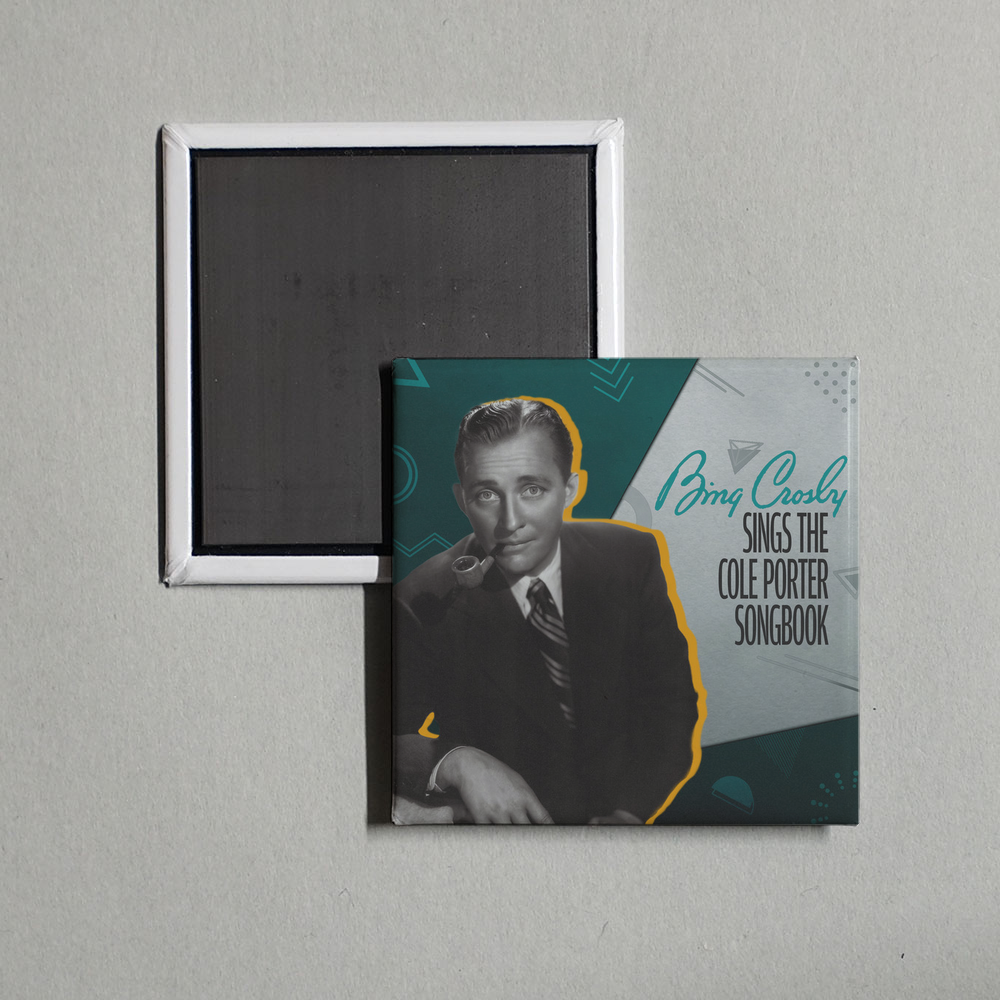 Bing Crosby - Bing Sings the Cole Porter Songbook Album Cover Fridge Magnet