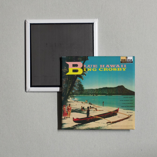 Bing Crosby - Blue Hawaii Album Cover Fridge Magnet