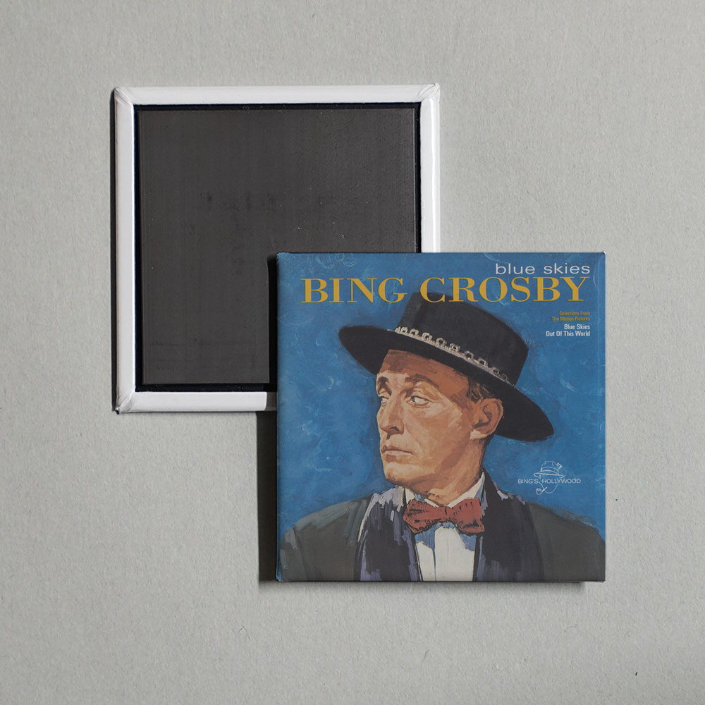 Bing Crosby - Blue Skies Album Cover Fridge Magnet