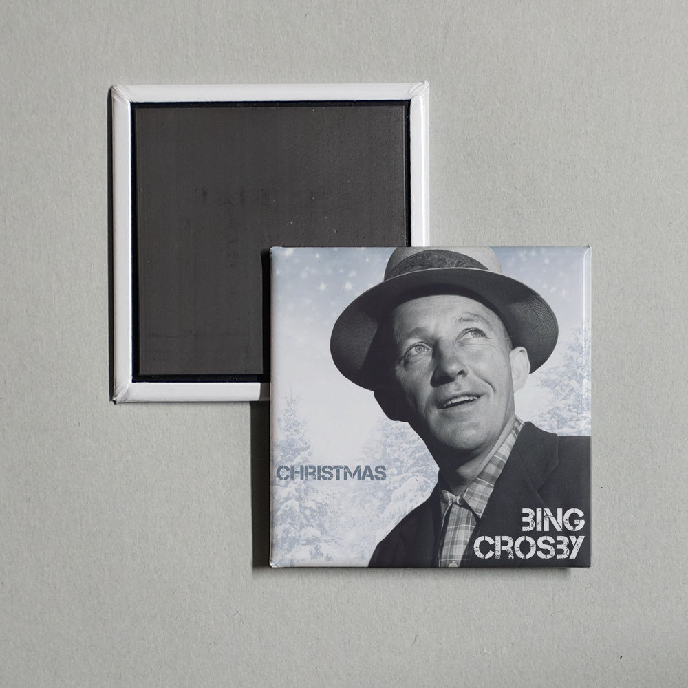 Bing Crosby - Christmas Album Cover Fridge Magnet