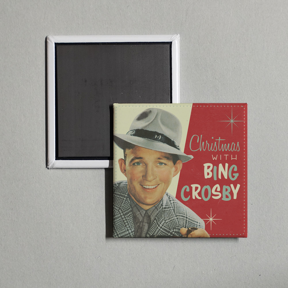 Bing Crosby - Christmas With Bing Crosby Album Cover Fridge Magnet