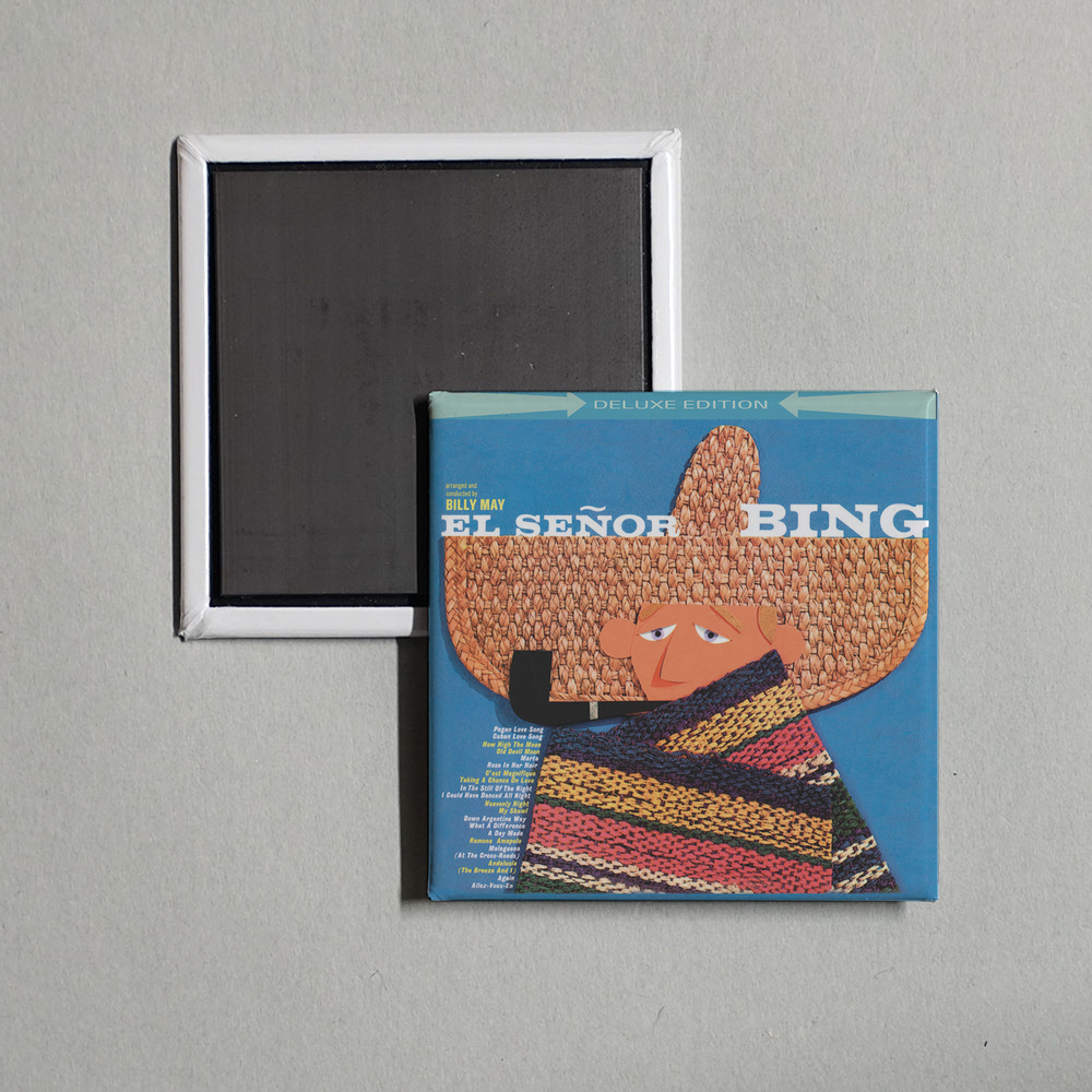 Bing Crosby - El Señor Bing (Deluxe Edition) Album Cover Fridge Magnet