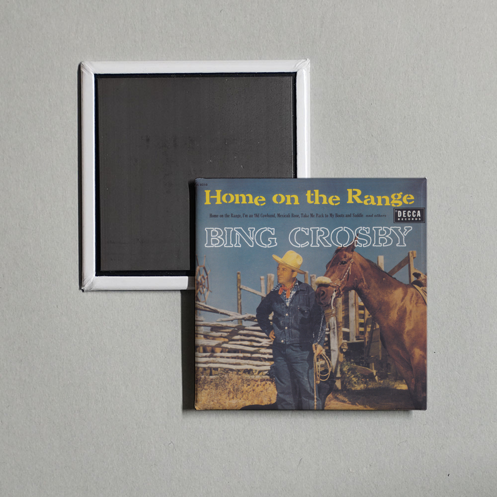 Bing Crosby - Home On The Range Album Cover Fridge Magnet