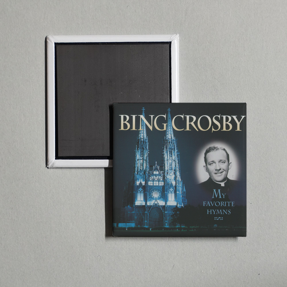 Bing Crosby - My Favorite Hymns Album Cover Fridge Magnet