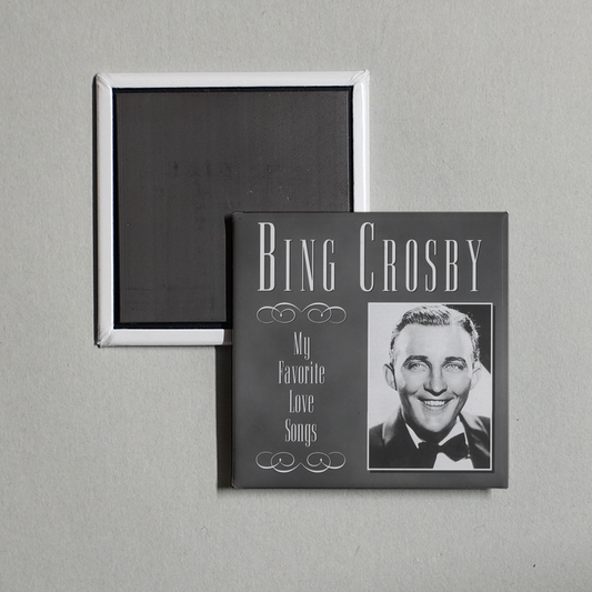 Bing Crosby - My Favorite Love Songs Album Cover Fridge Magnet