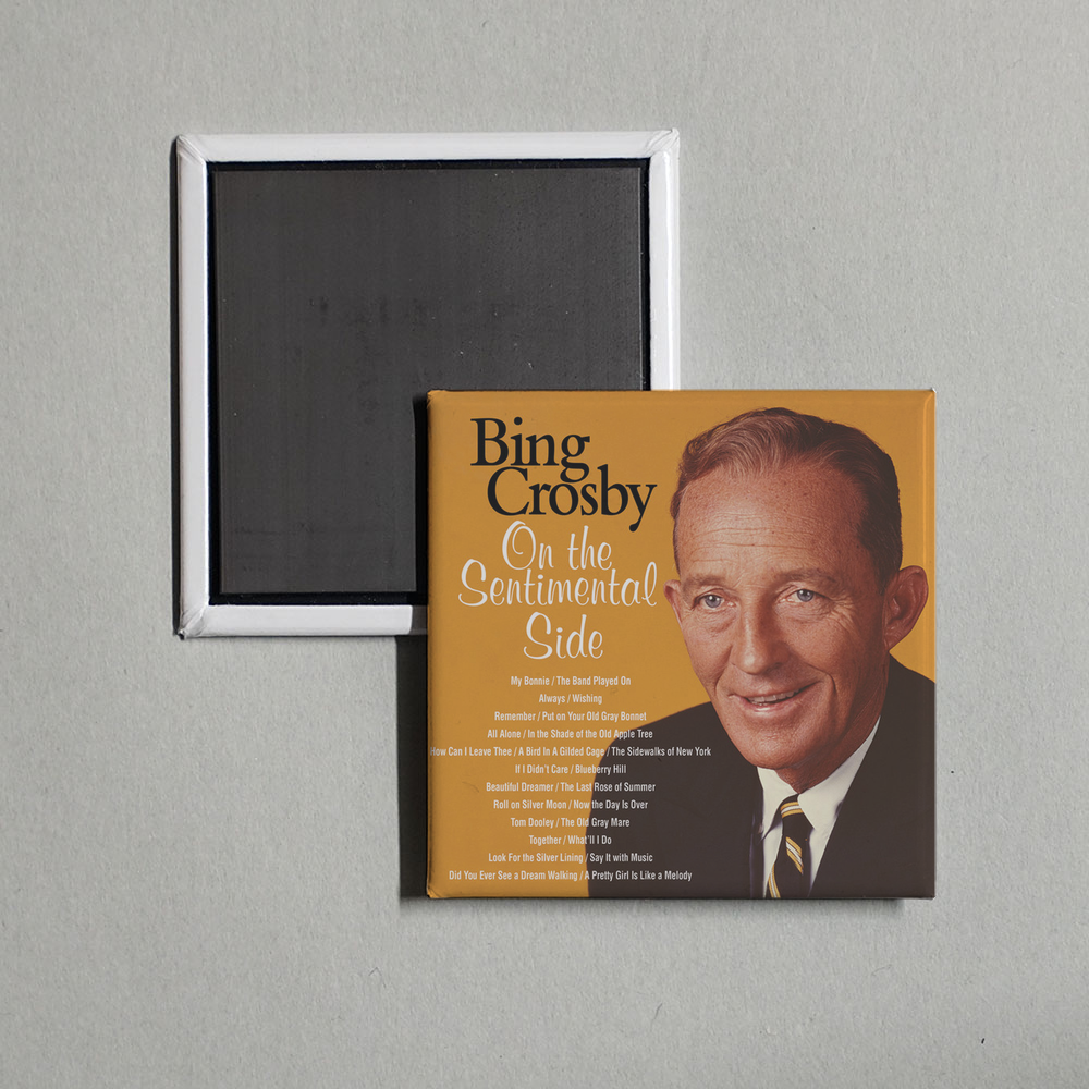 Bing Crosby - On The Sentimental Side Album Cover Fridge Magnet