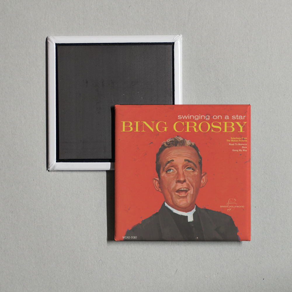 Bing Crosby - Swinging On A Star Album Cover Fridge Magnet