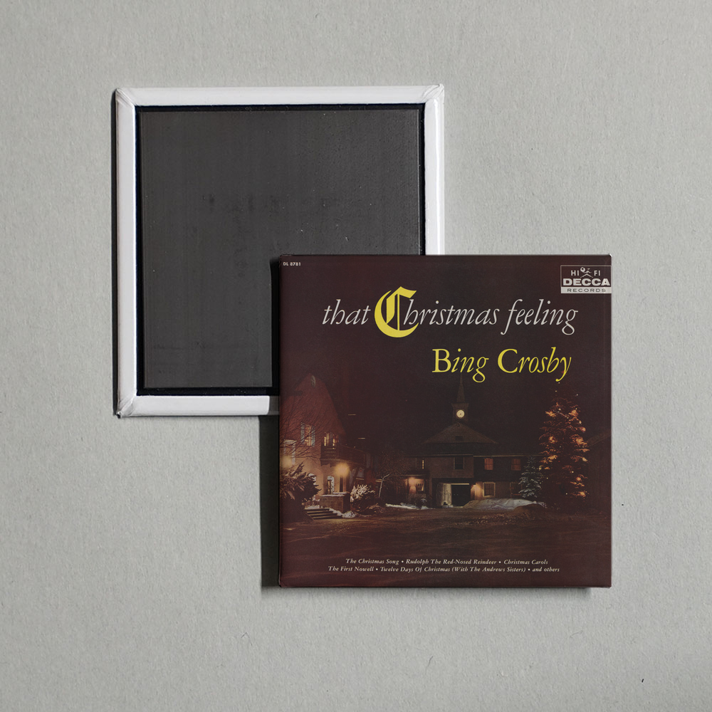 Bing Crosby - That Christmas Feeling Album Cover Fridge Magnet