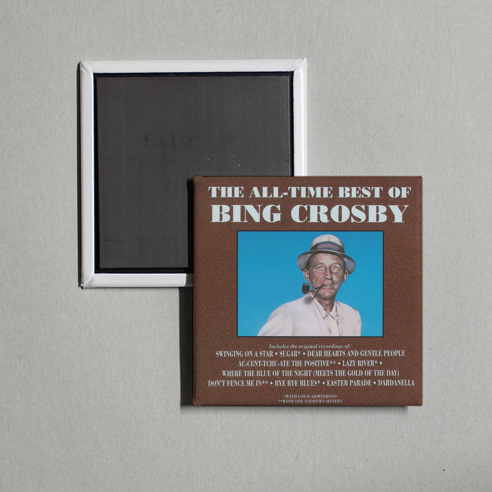 Bing Crosby - The All-Time Best Of Bing Crosby Album Cover Fridge Magnet