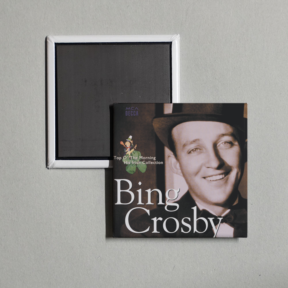 Bing Crosby - Top O' The Morning  His Irish Collection Album Cover Fridge Magnet