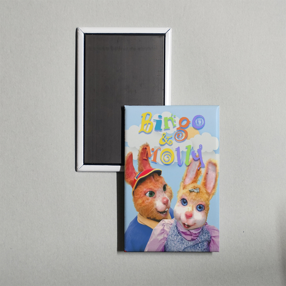 Bingo & Molly TV Show Fridge Magnet
