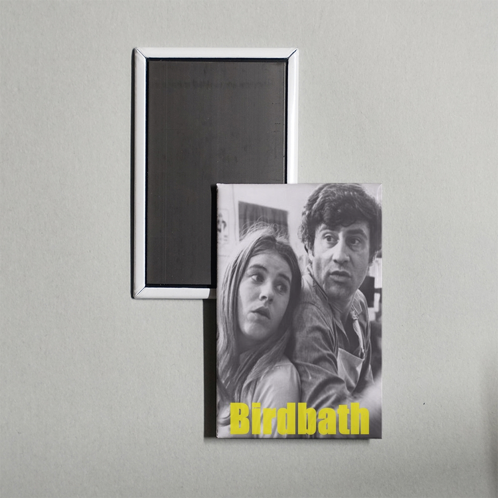 Birdbath Mini Movie Fridge Magnet