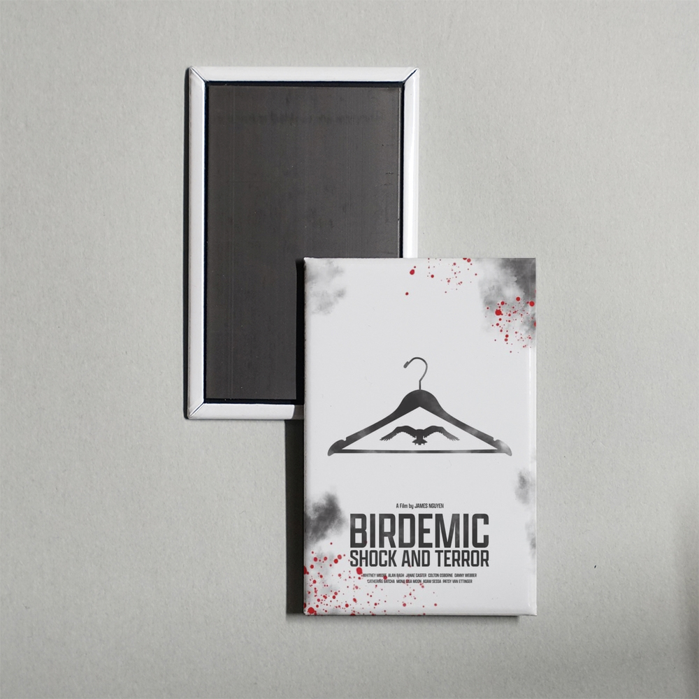Birdemic Shock and Terror Mini Movie Fridge Magnet
