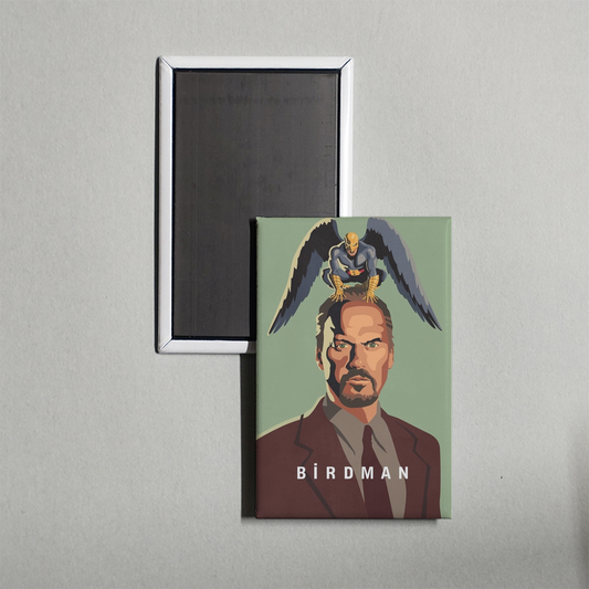 Birdman or (The Unexpected Virtue of Ignorance) Mini Movie Fridge Magnet