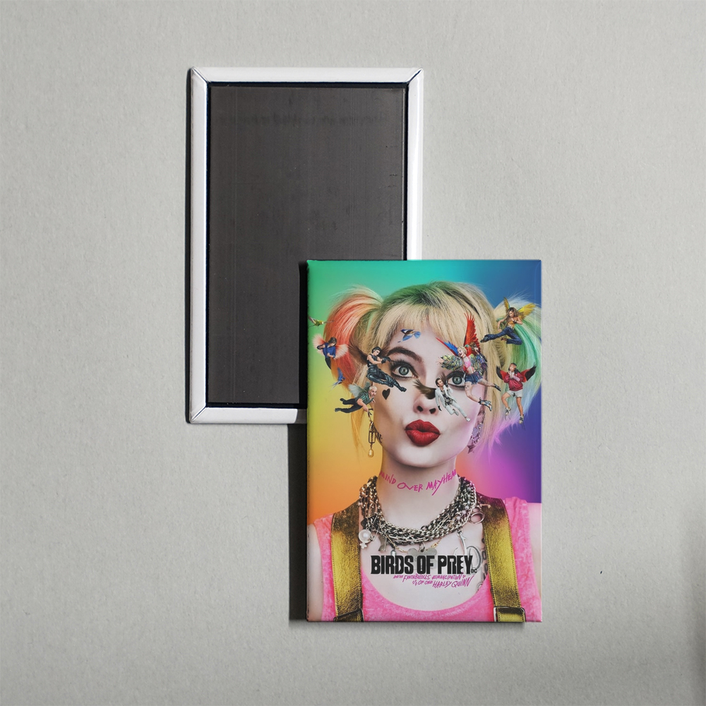Birds of Prey (and the Fantabulous Emancipation of One Harley Quinn) Mini Movie Fridge Magnet