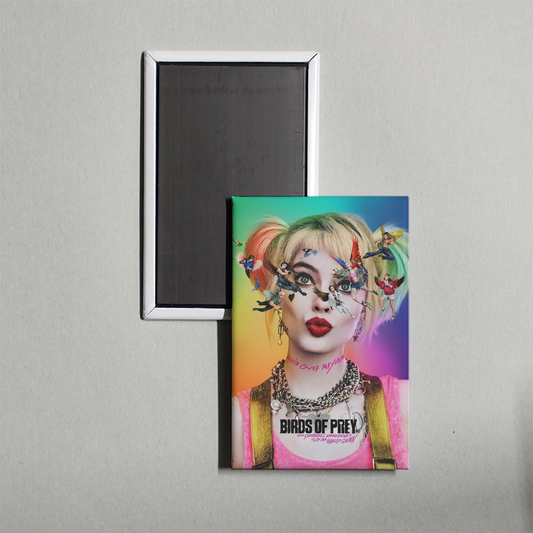 Birds of Prey (and the Fantabulous Emancipation of One Harley Quinn) Mini Movie Fridge Magnet