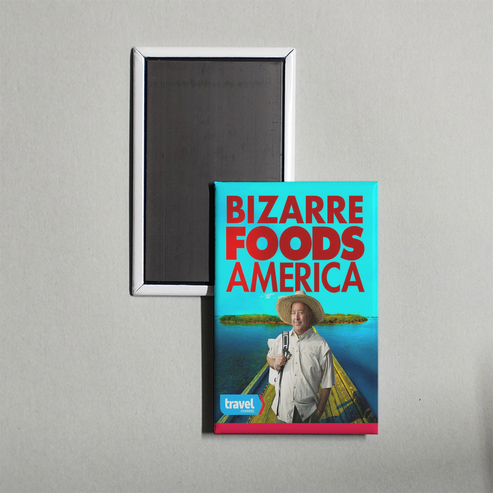 Bizarre Foods America TV Show Fridge Magnet