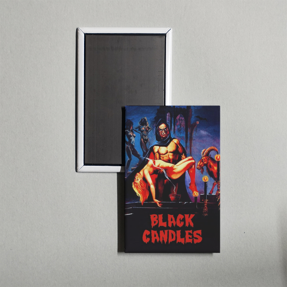 Black Candles Mini Movie Fridge Magnet