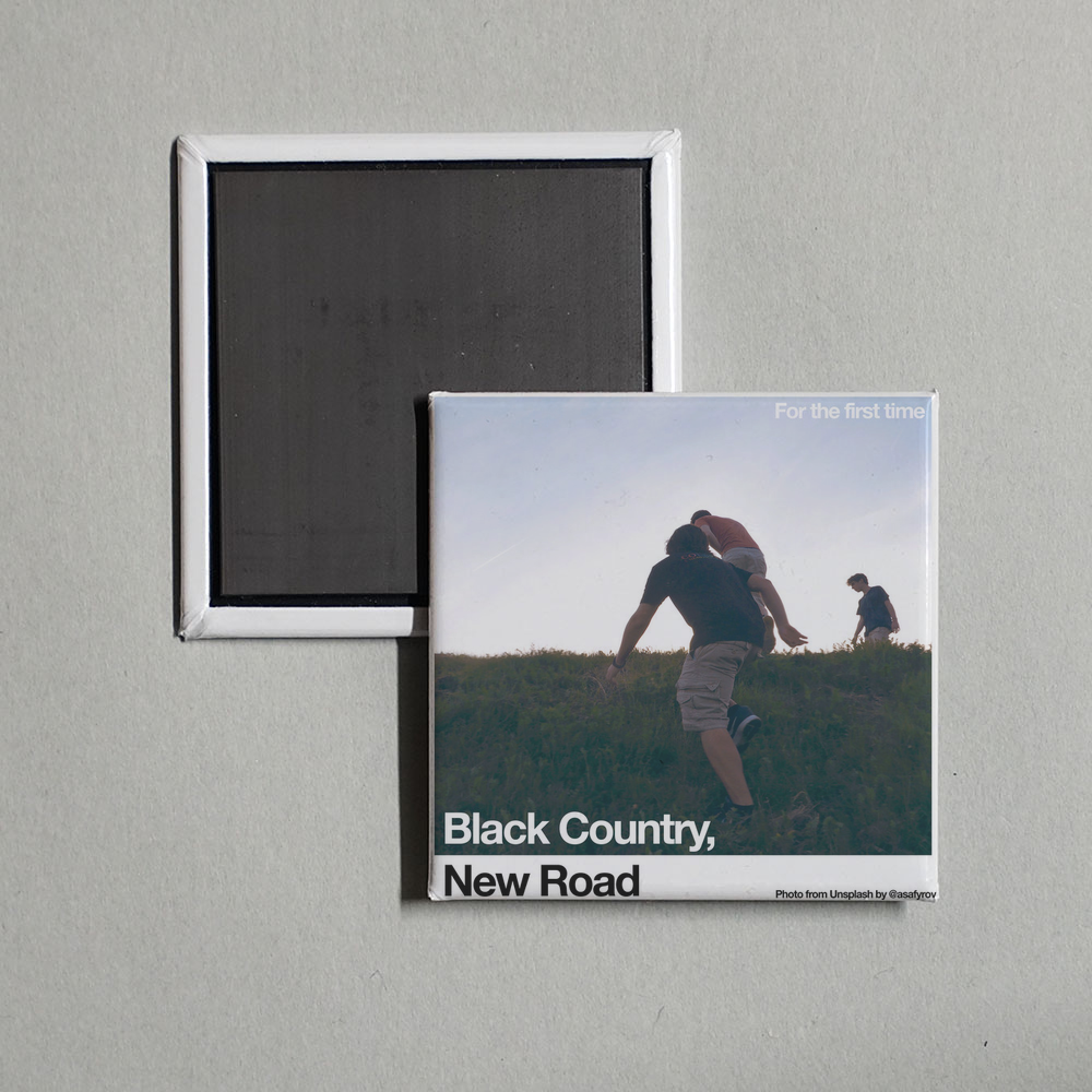 Black Country, New Road - For the first time Album Cover Fridge Magnet