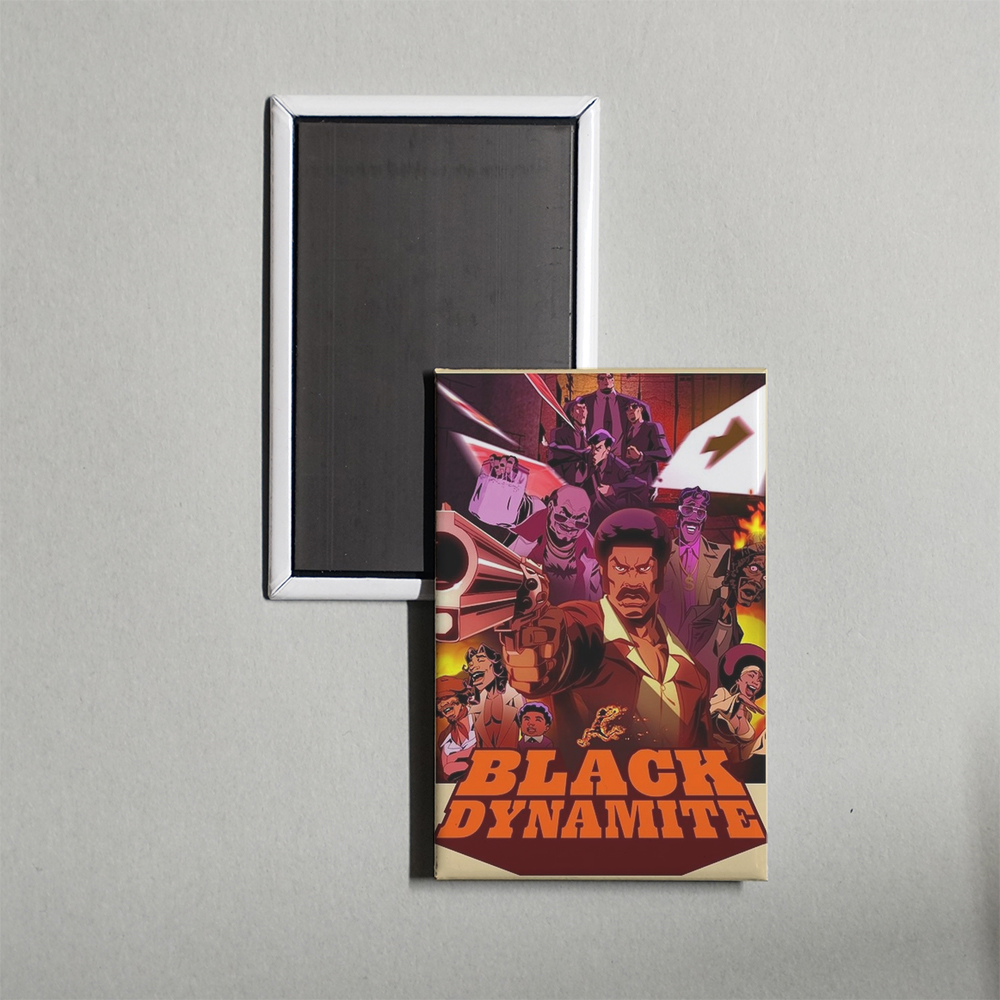 Black Dynamite TV Show Fridge Magnet