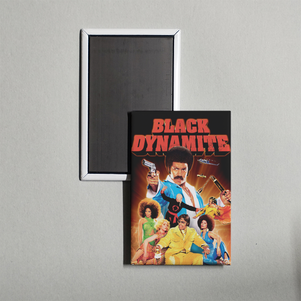 Black Dynamite Mini Movie Fridge Magnet