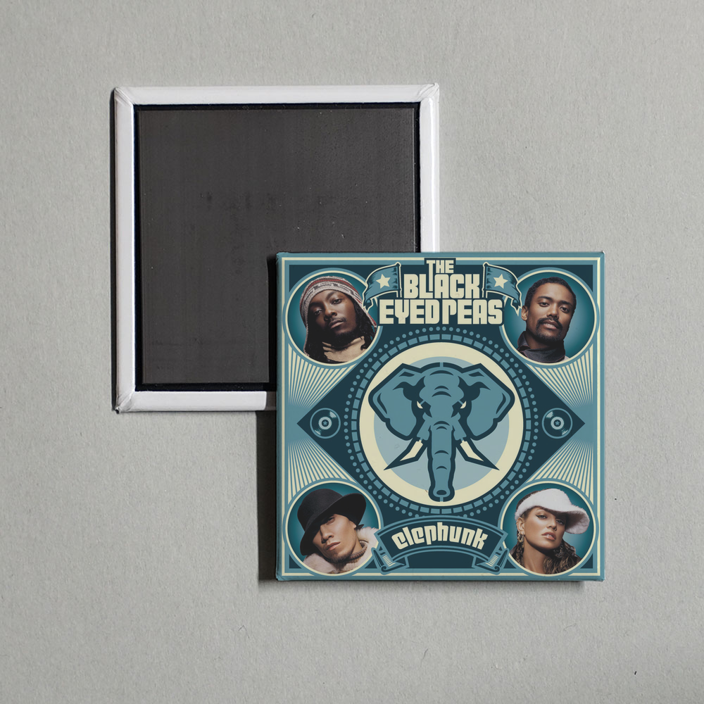Black Eyed Peas - Elephunk Album Cover Fridge Magnet