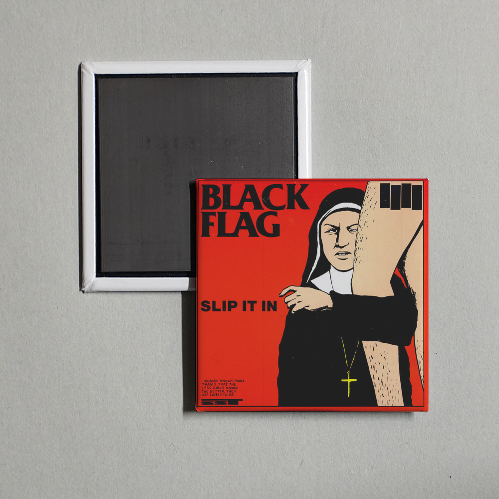 Black Flag - Slip It In Album Cover Fridge Magnet