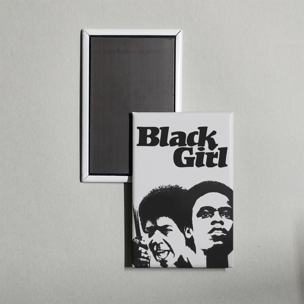 Black Girl Mini Movie Fridge Magnet