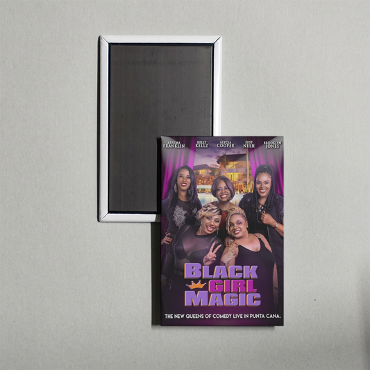 Black Girl Magic Mini Movie Fridge Magnet