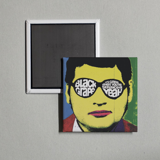 Black Grape - It's Great When You're Straight ... Yeah Album Cover Fridge Magnet