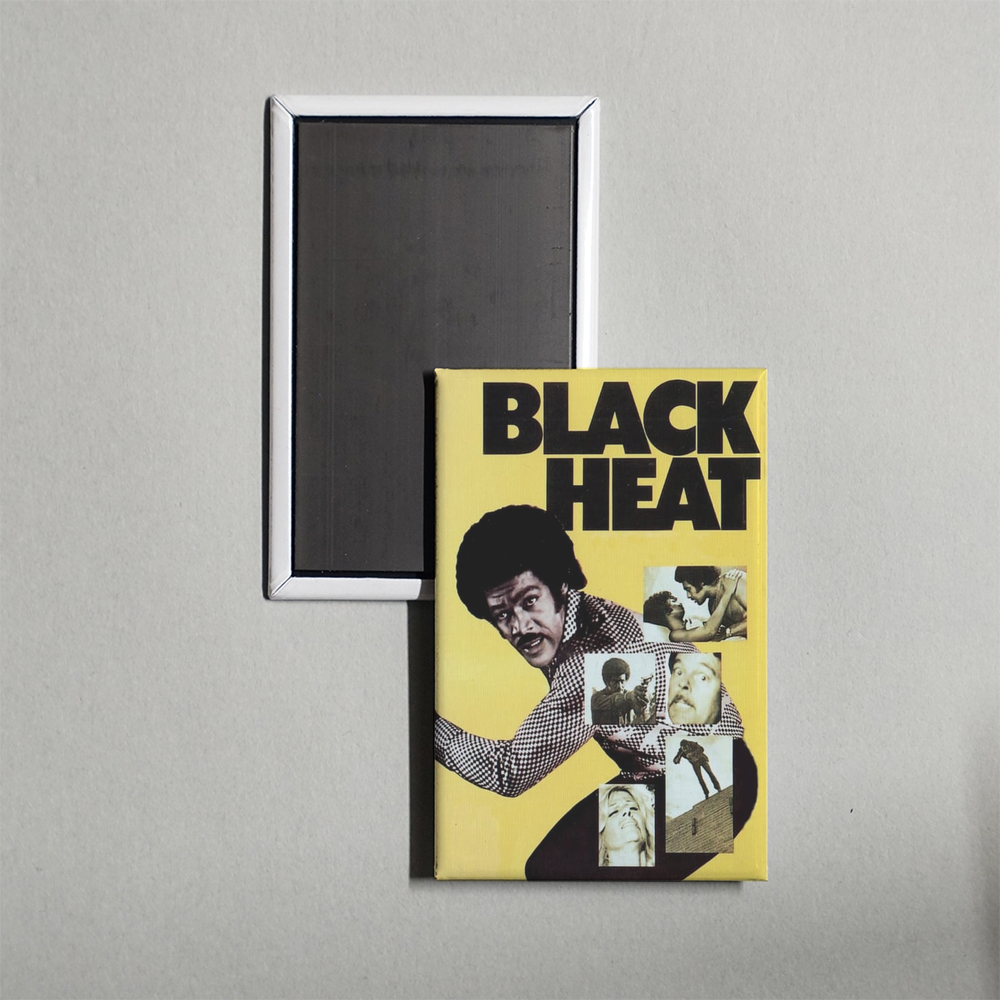 Black Heat Mini Movie Fridge Magnet