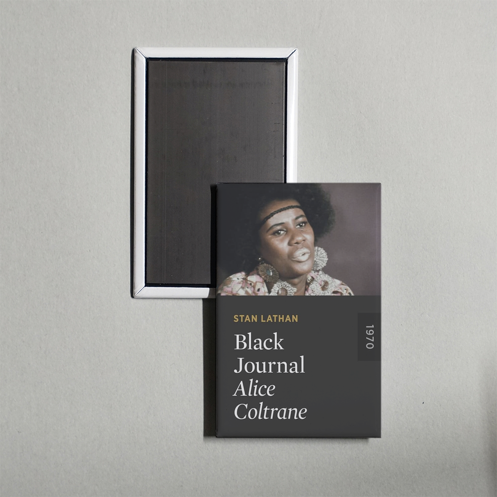 Black Journal 26; Alice Coltrane Mini Movie Fridge Magnet