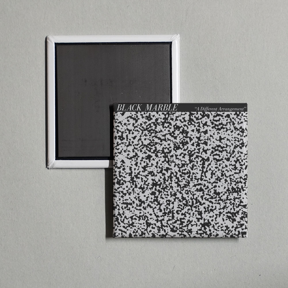 Black Marble - A Different Arrangement Album Cover Fridge Magnet