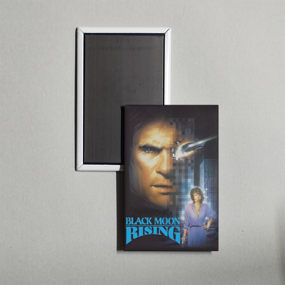 Black Moon Rising Mini Movie Fridge Magnet