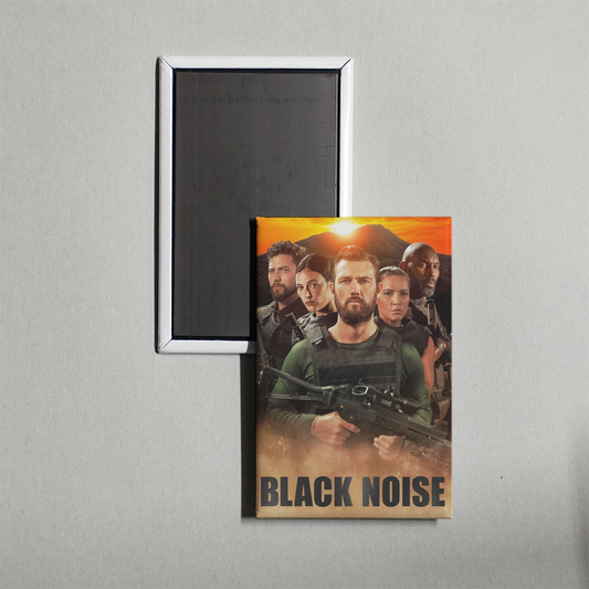 Black Noise Mini Movie Fridge Magnet