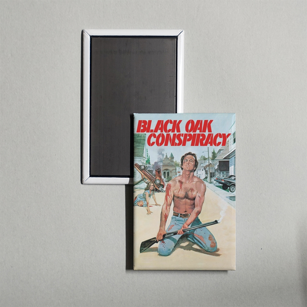Black Oak Conspiracy Mini Movie Fridge Magnet