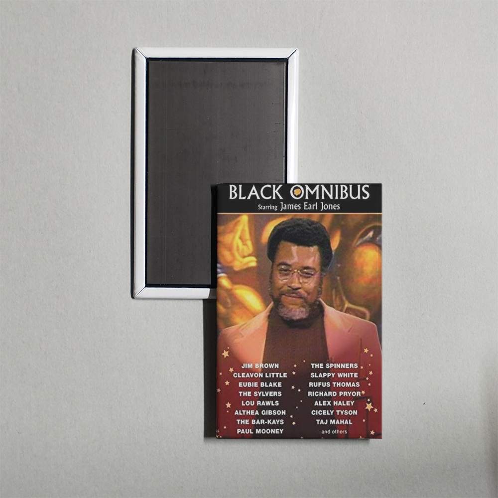 Black Omnibus TV Show Fridge Magnet