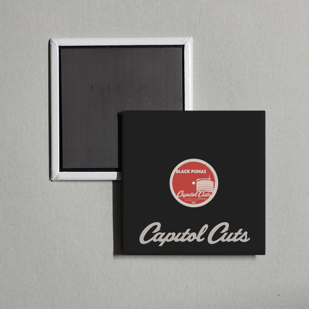 Black Pumas - Capitol Cuts (Live From Studio A) Album Cover Fridge Magnet