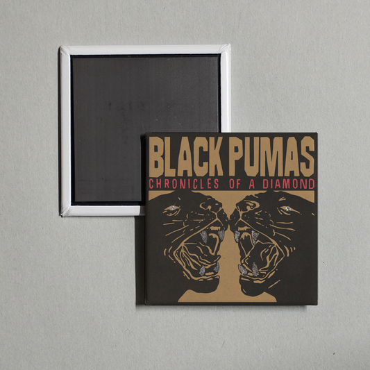 Black Pumas - Chronicles of a Diamond Album Cover Fridge Magnet