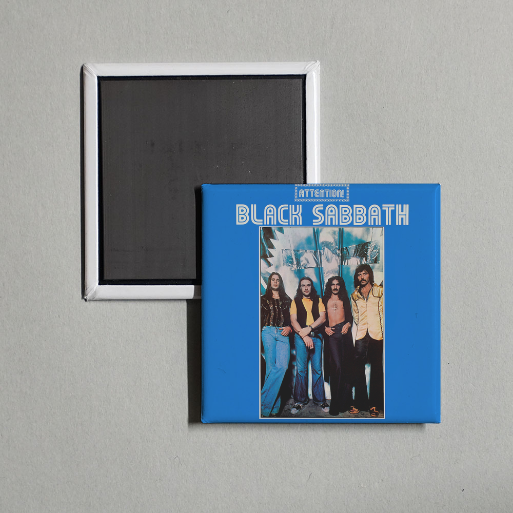 Black Sabbath - Attention! Volume Two Album Cover Fridge Magnet