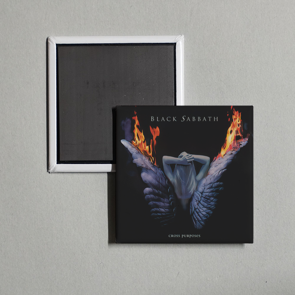 Black Sabbath - Cross Purposes Album Cover Fridge Magnet
