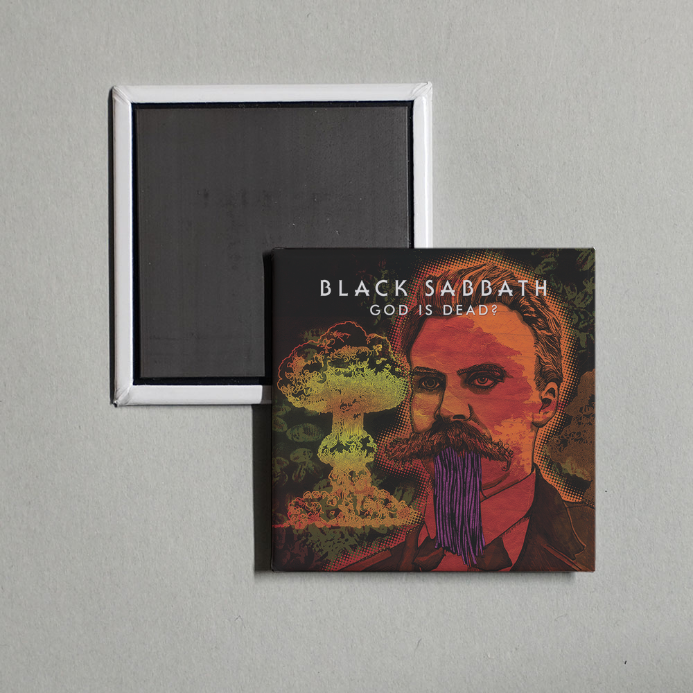 Black Sabbath - God Is Dead Album Cover Fridge Magnet