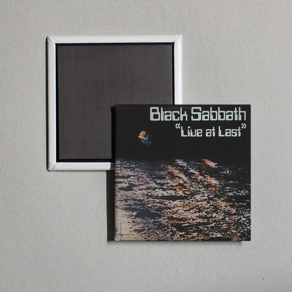 Black Sabbath - Live At Last Album Cover Fridge Magnet