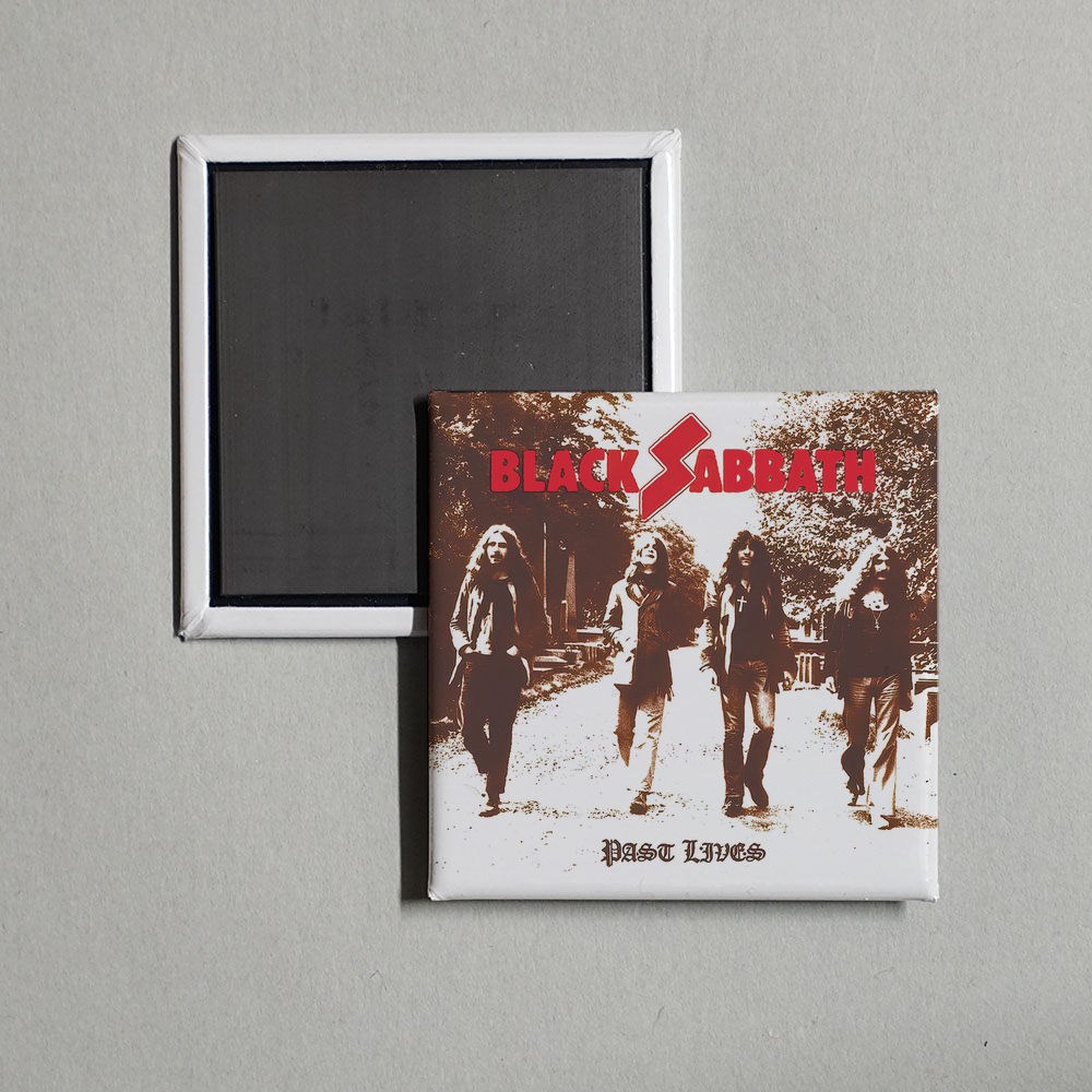 Black Sabbath - Past Lives Album Cover Fridge Magnet