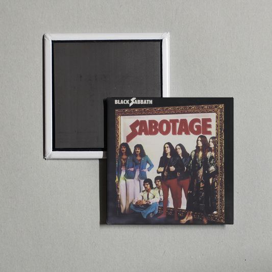 Black Sabbath - Sabotage (2014 Remaster) Album Cover Fridge Magnet