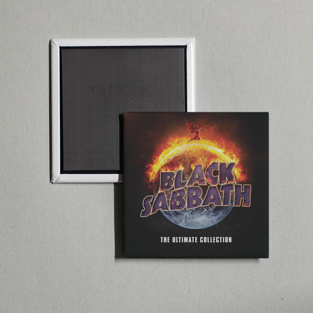 Black Sabbath - The Ultimate Collection Album Cover Fridge Magnet