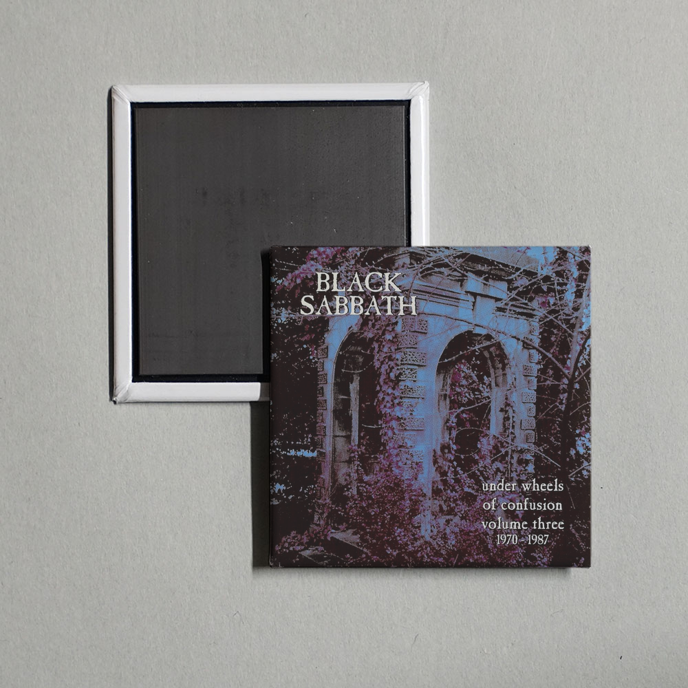 Black Sabbath - Under Wheels of Confusion Vol Three Album Cover Fridge Magnet