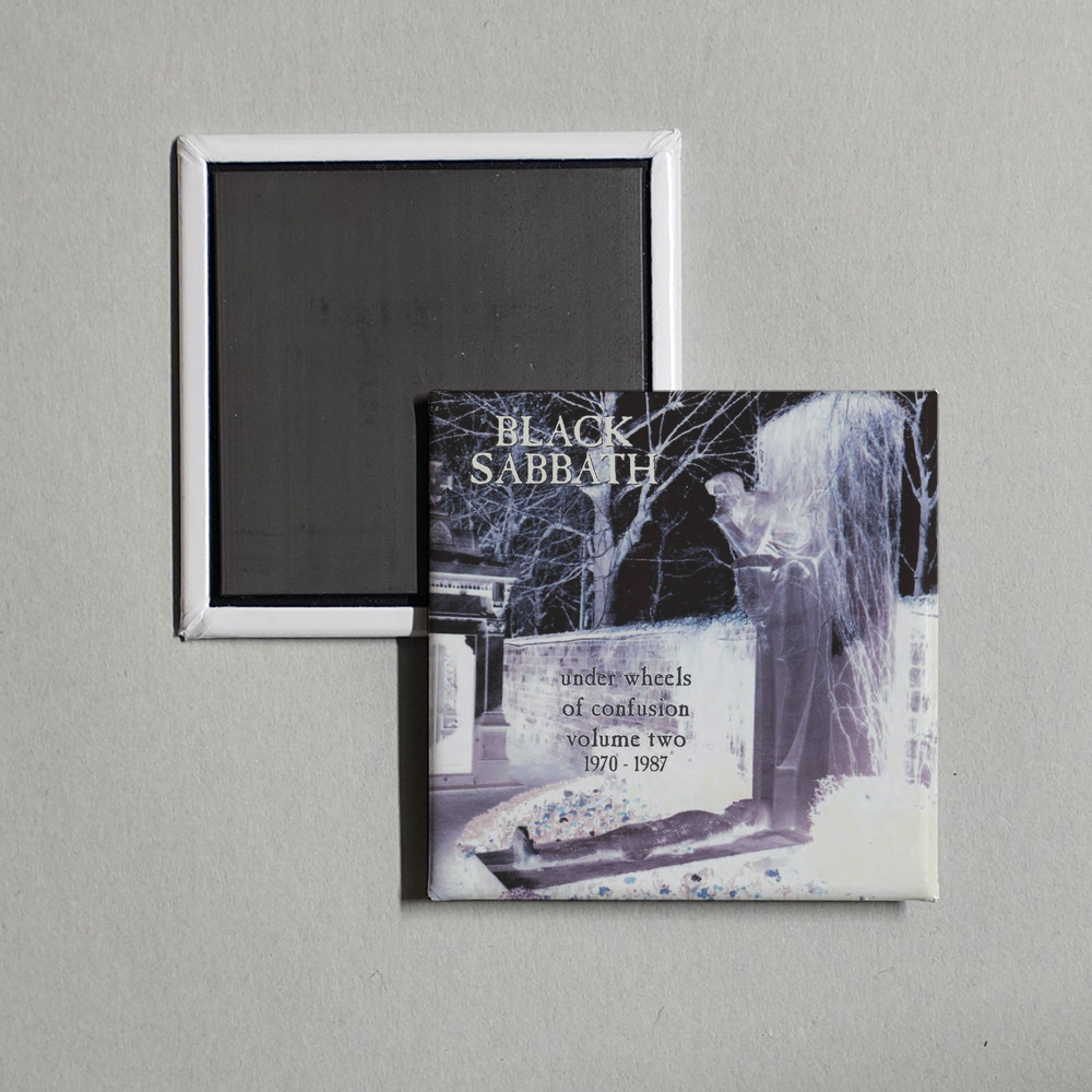 Black Sabbath - Under Wheels of Confusion Vol Two Album Cover Fridge Magnet