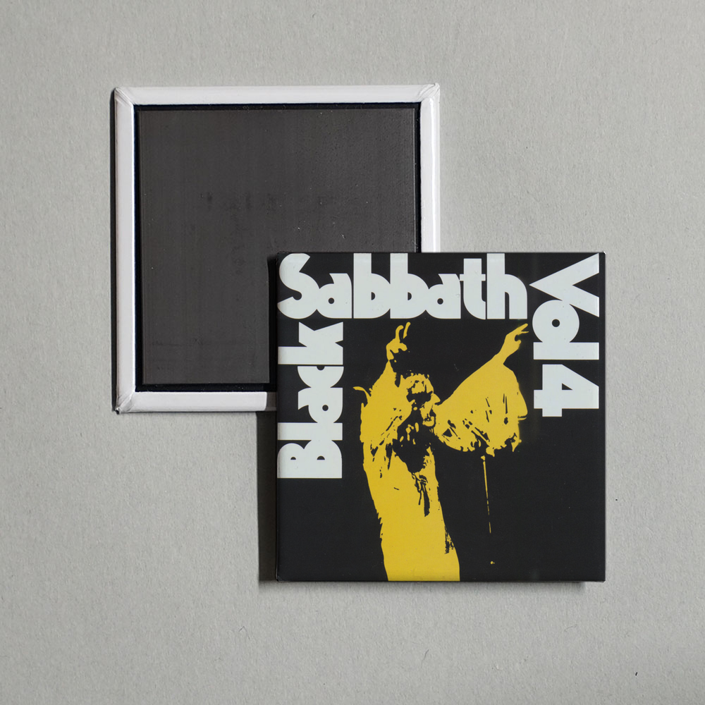 Black Sabbath - Vol. 4 (2014 Remaster) Album Cover Fridge Magnet